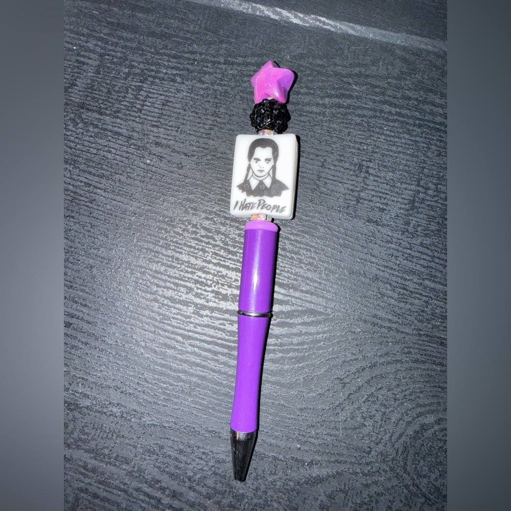Wednesday Adams I hate people pen